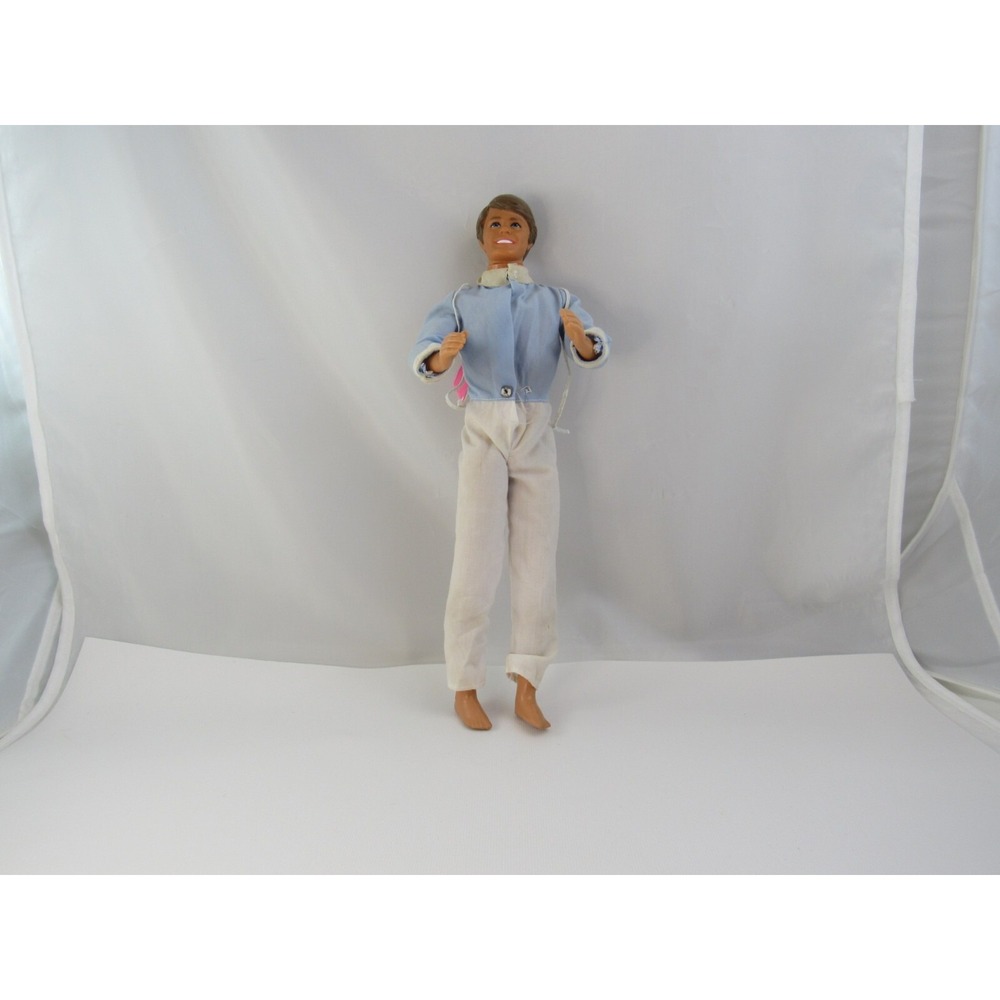 Mattel 1968 Barbie Ken Doll and Twistable Waist Blue Eyes Brown Hair